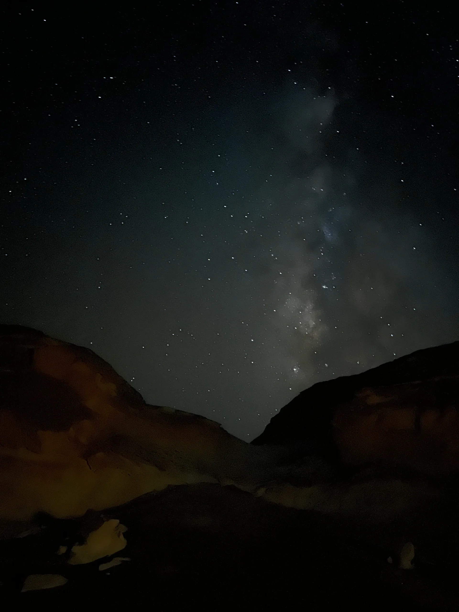 White Desert Stargazing