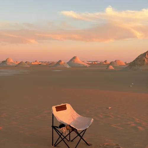 White Desert scenery shared by both itinerary options