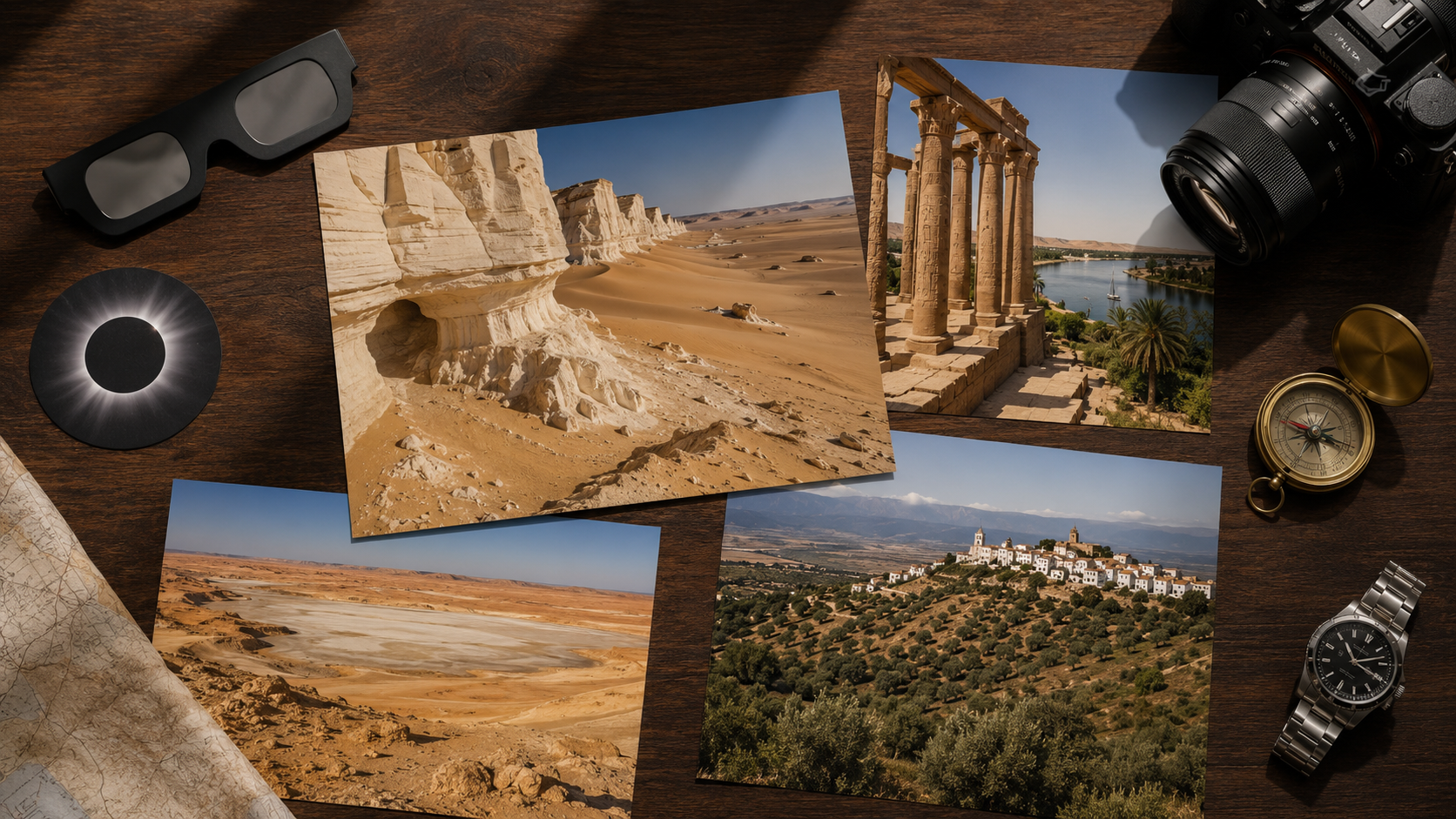 Best Place to See the 2027 Total Solar Eclipse Wadi Agabat vs Luxor, Tunisia & Spain